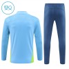 Manchester City Trainings Sweatshirt Quarter-zip 2024-25 Blauwe - Kids